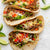 Tacos soft 24pcs/$3.96ea, Ground Beef, Cheese, peppers, gr. onion, cilantro, full tray